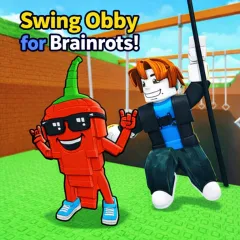 Play Game Obby: Swing for brainrots!